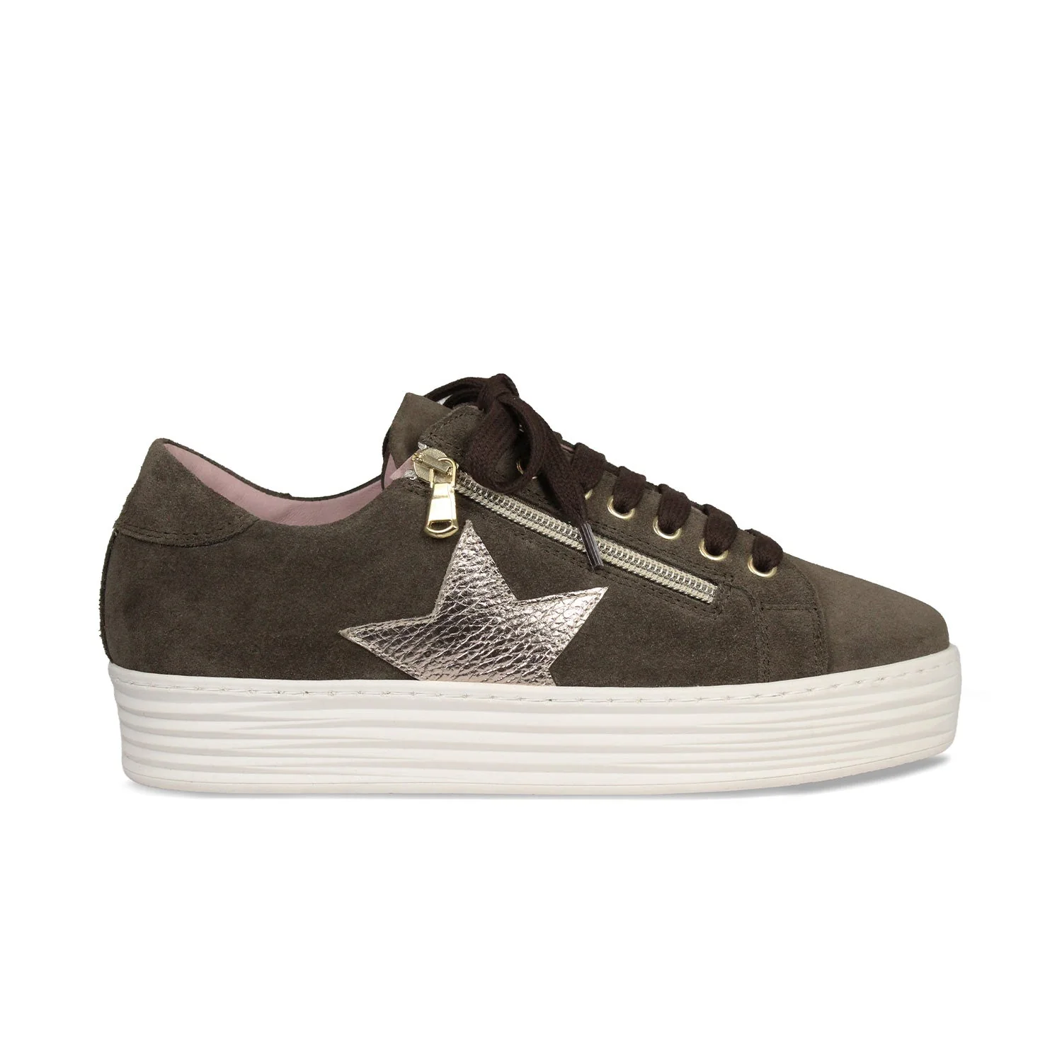 Star: Mocha Suede & Metallic