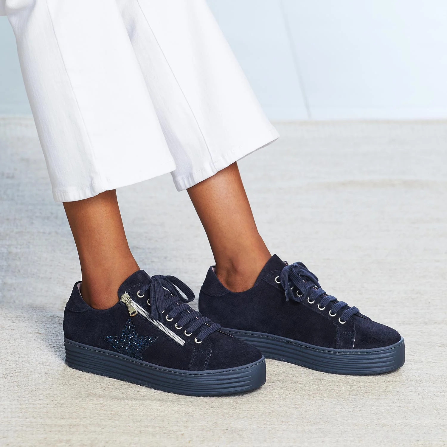 Star: Navy Suede & Glitz - Image 2