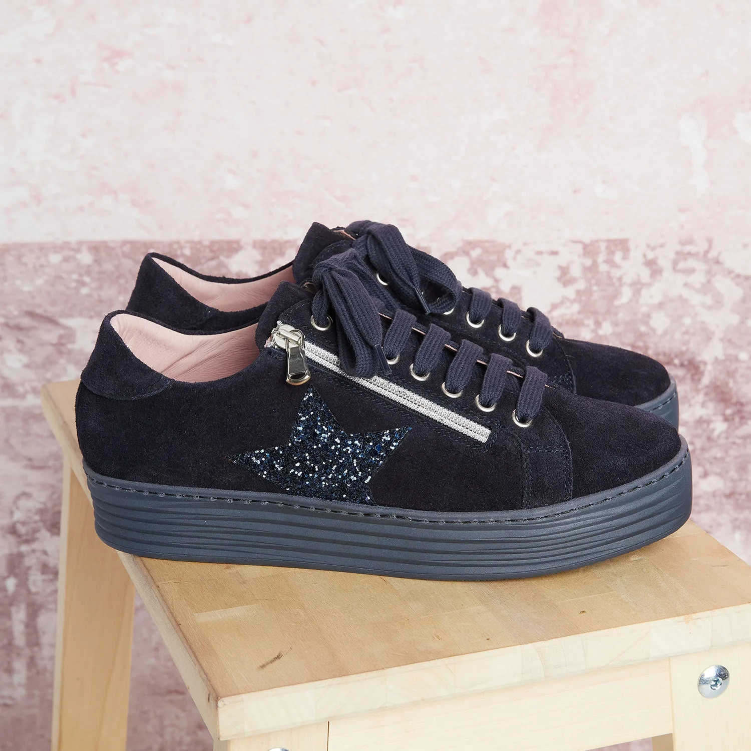 Star: Navy Suede & Glitz - Image 4