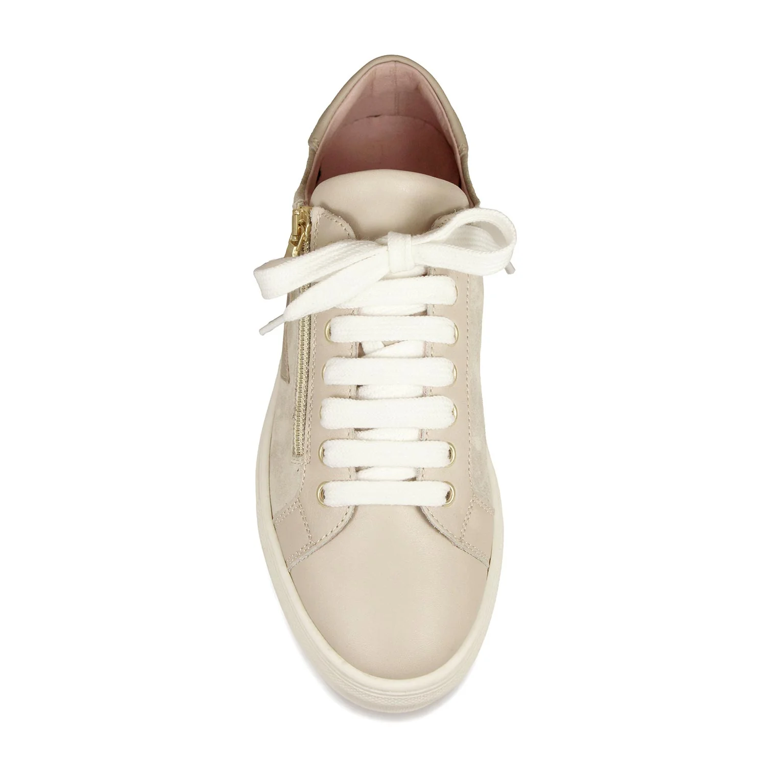 Starlight: Pale Taupe Leather & Suede - Image 4