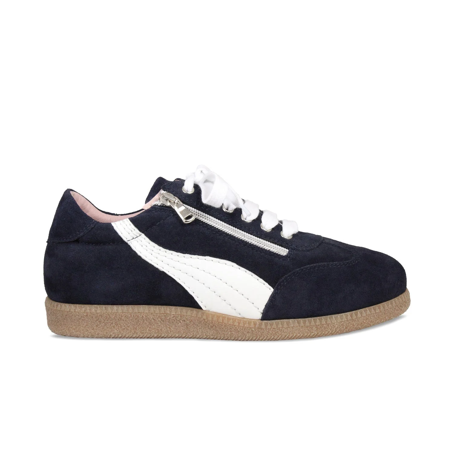 Swirl: Navy Suede
