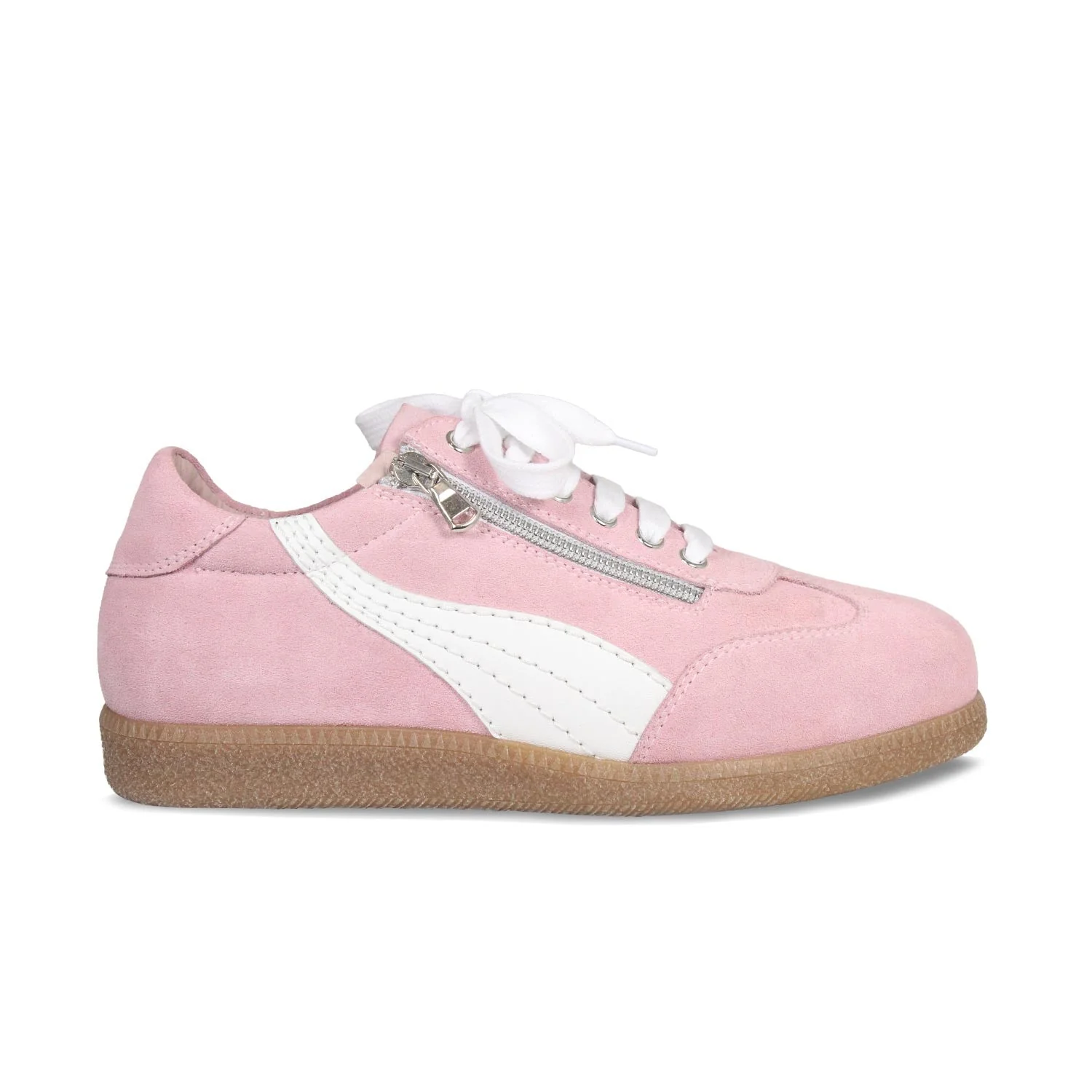 Swirl: Pale Pink Suede