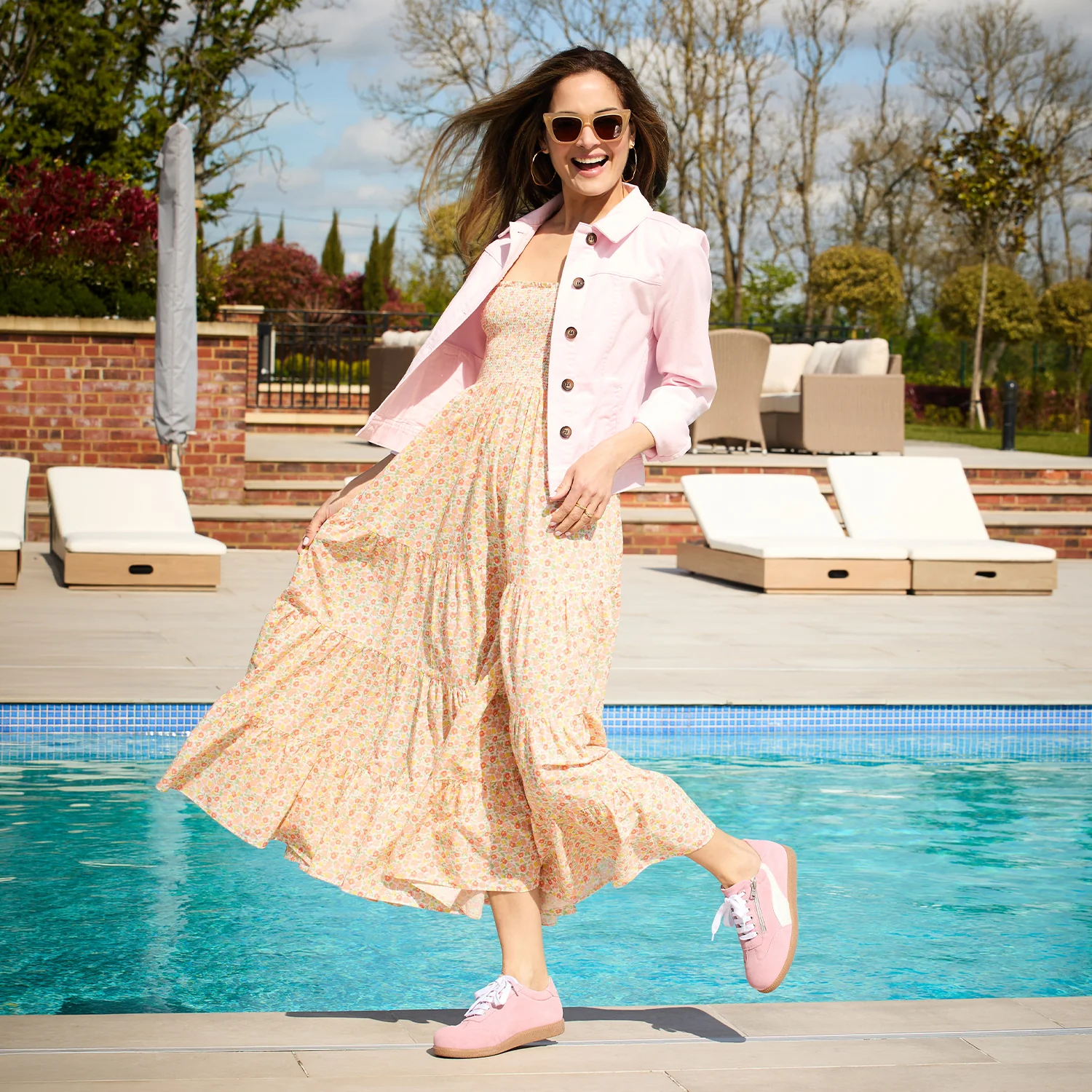 Swirl: Pale Pink Suede - Image 2