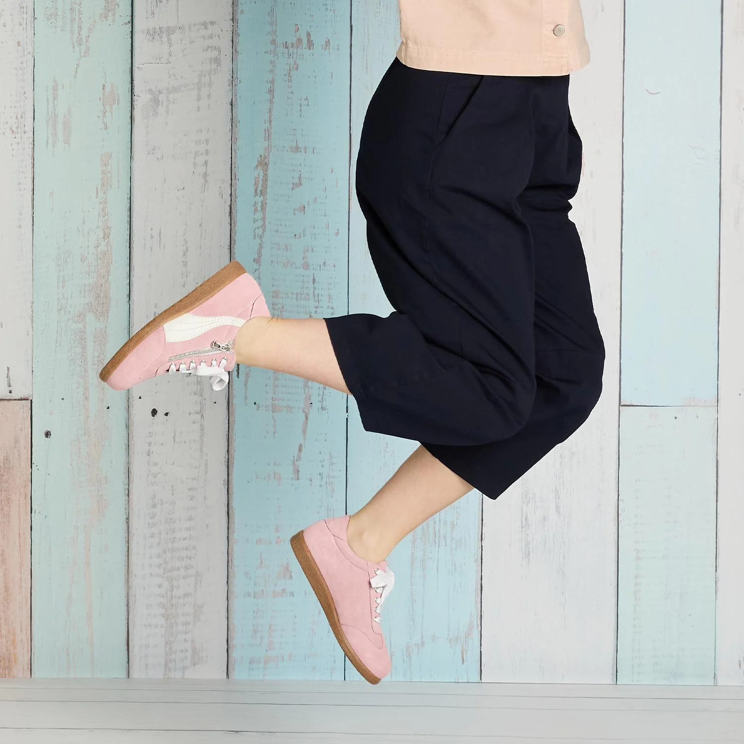 Swirl: Pale Pink Suede - Image 5