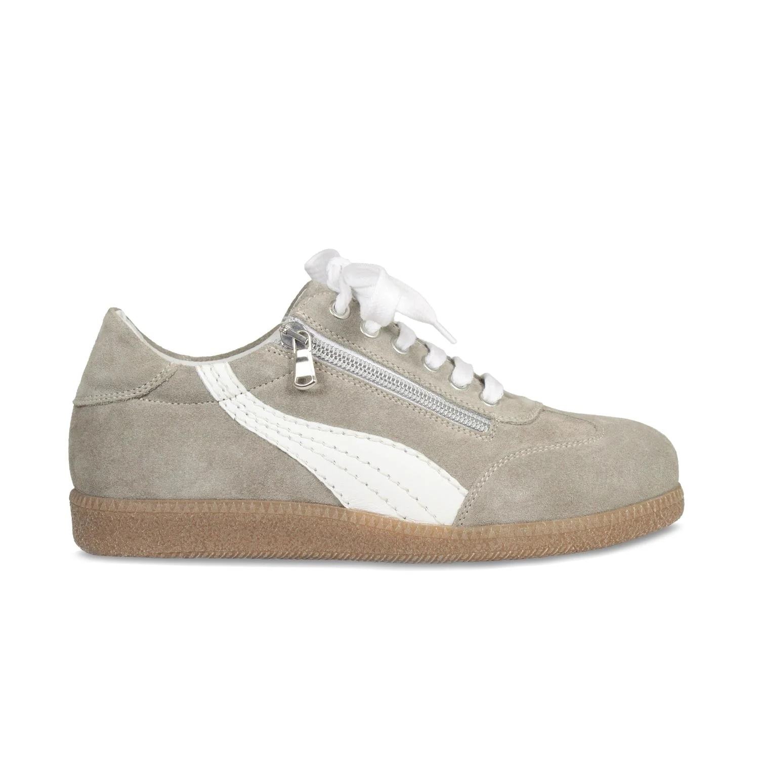 Swirl: Taupe Suede