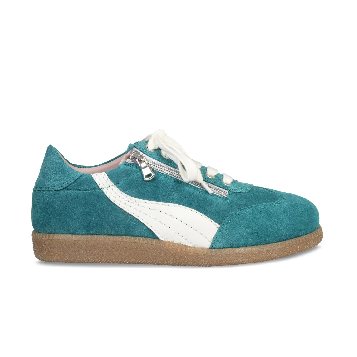 Swirl: Teal Suede