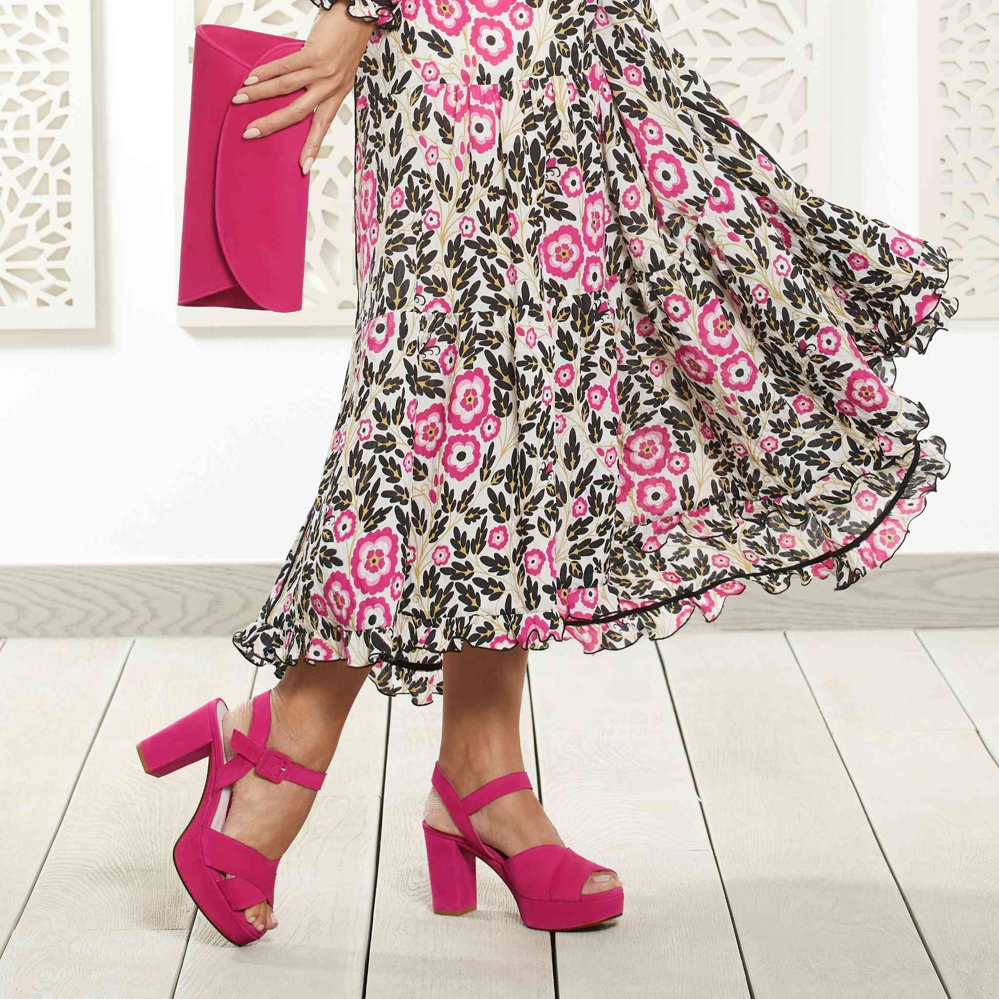 Ruby: Fuchsia Suede - Image 4