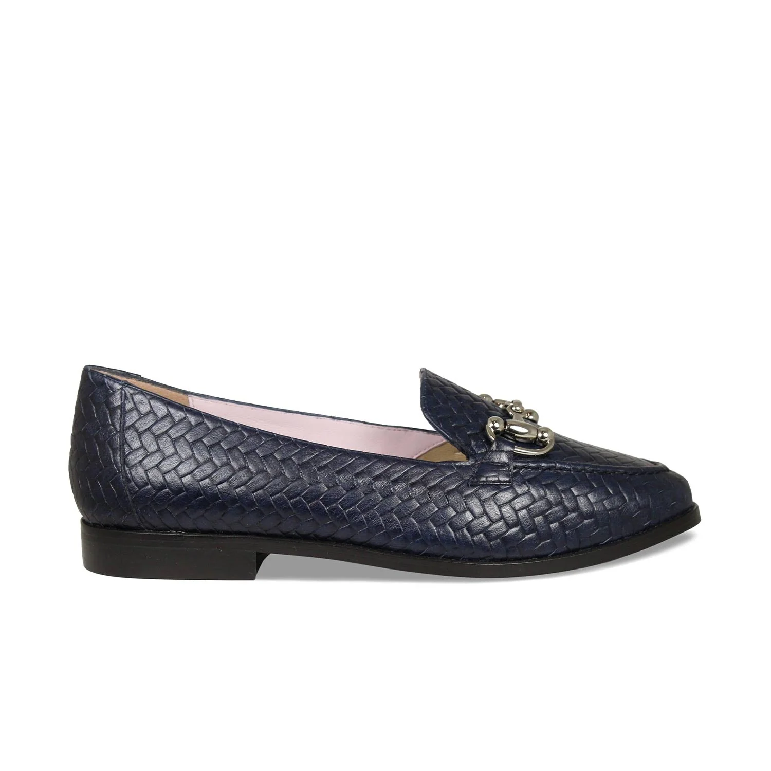 Triumph: Navy Weave Leather