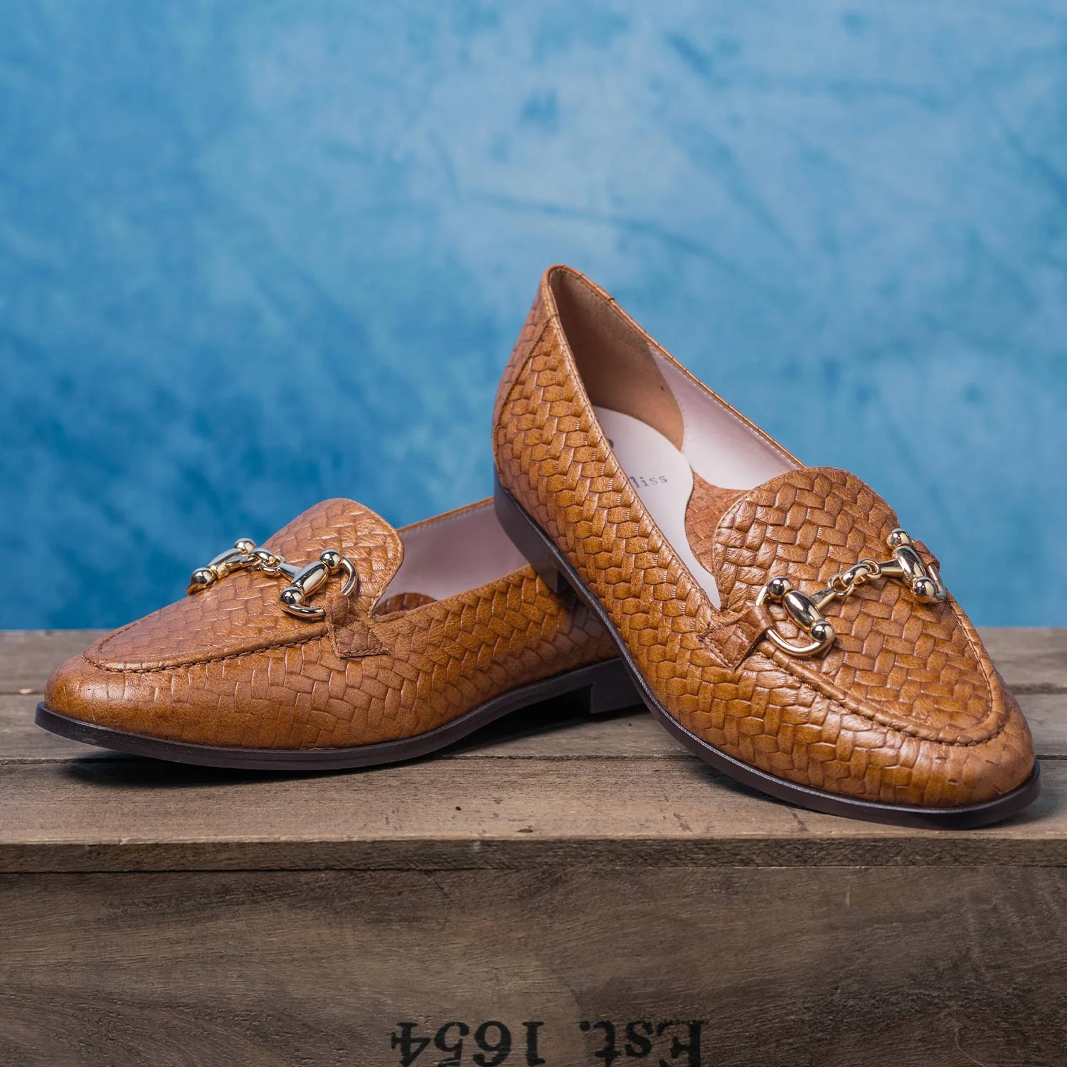 Triumph: Tan Weave Leather - Image 2