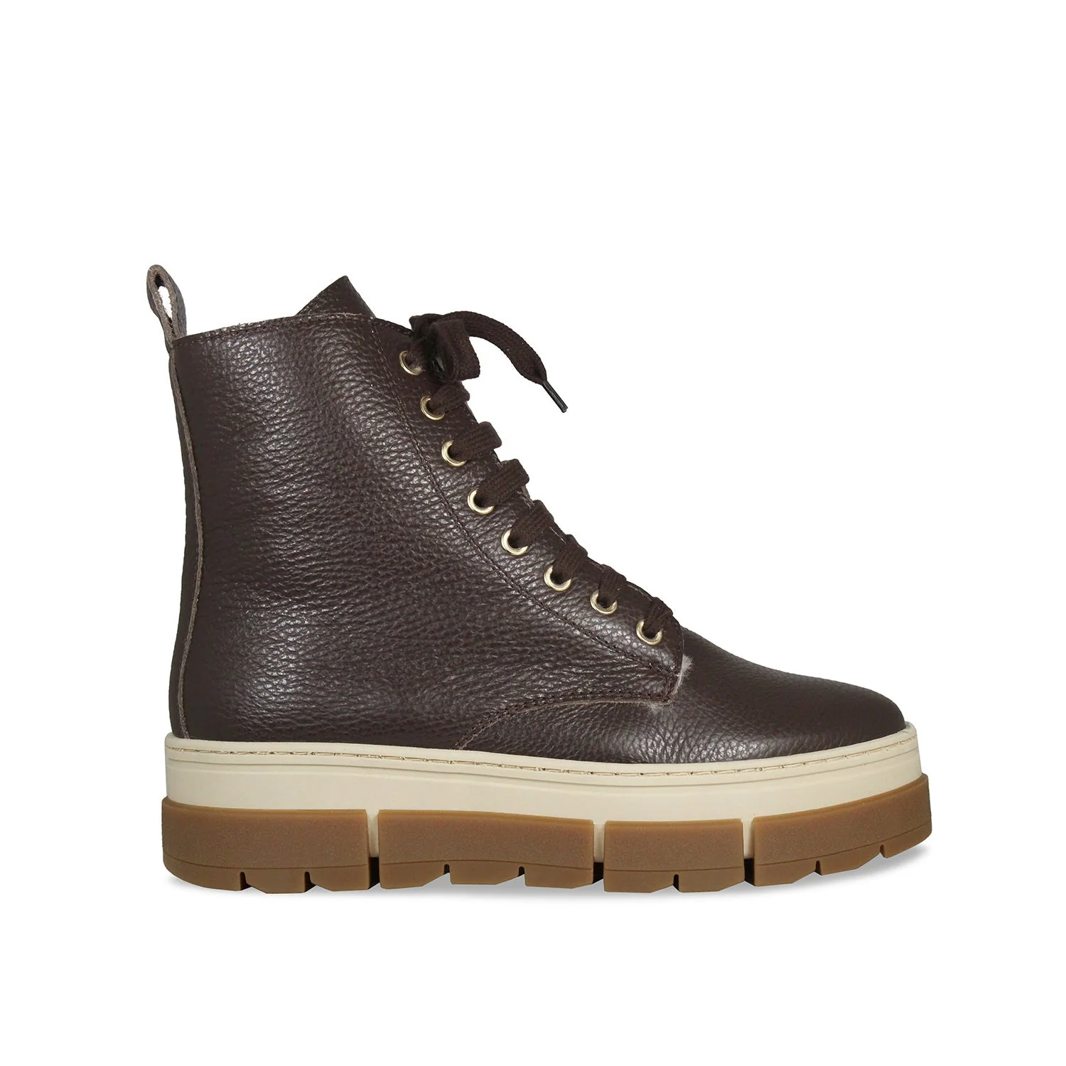 Venture: Chocolate Brown Leather & Shearling
