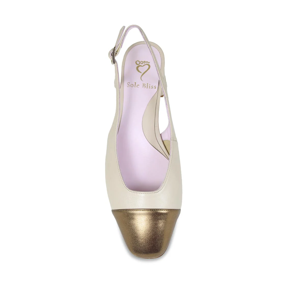 Venus: Cream & Bronze Leather - Image 3
