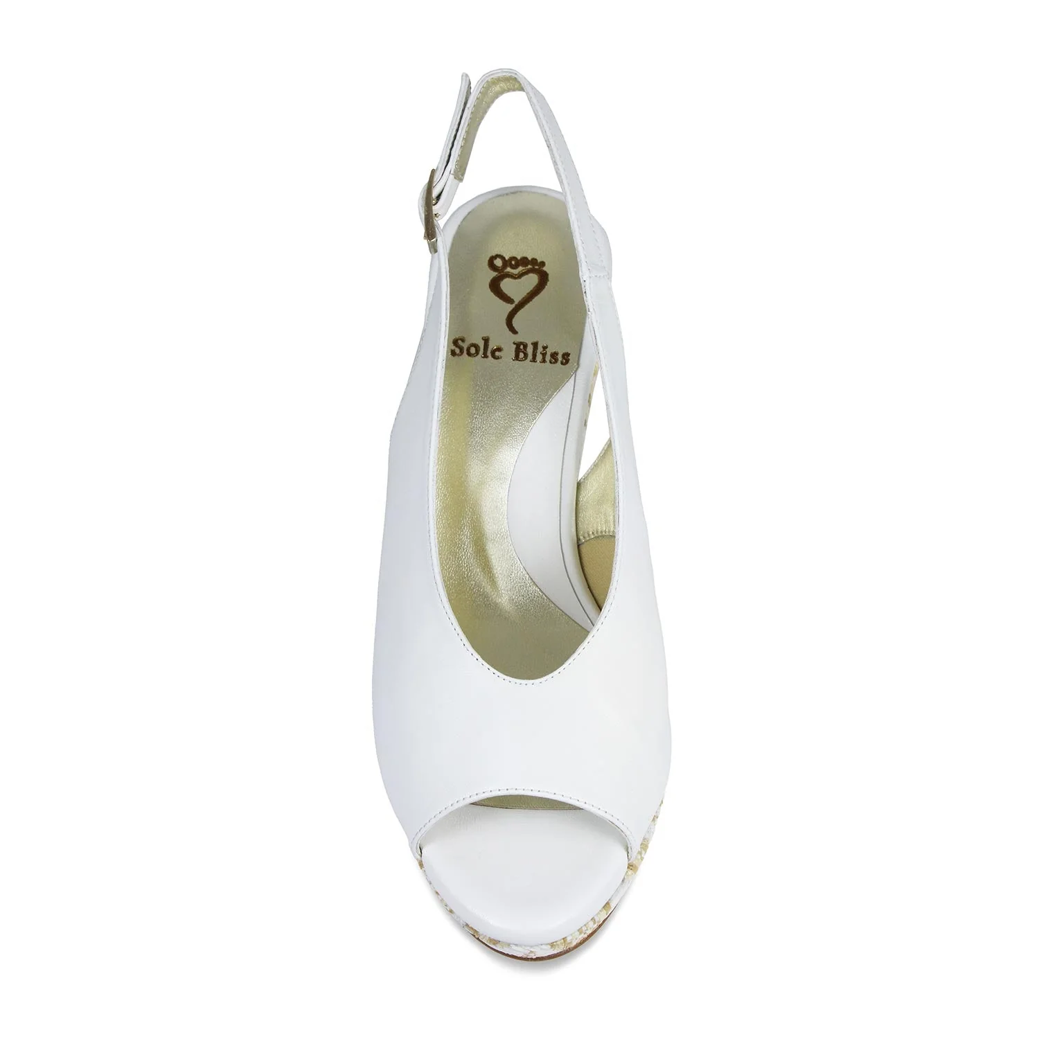 Winnie: White Leather & Diamond - Image 4